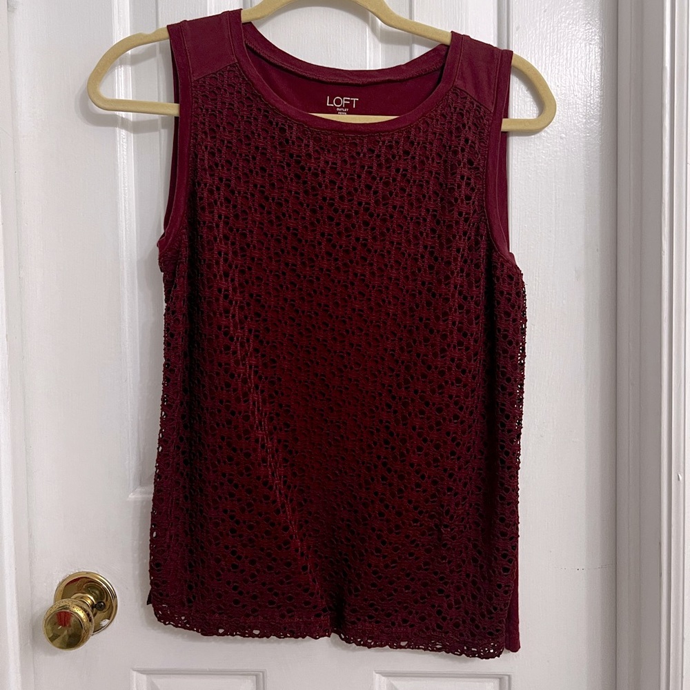 Loft Women’s Tank Top Style Blouse Size Petite S